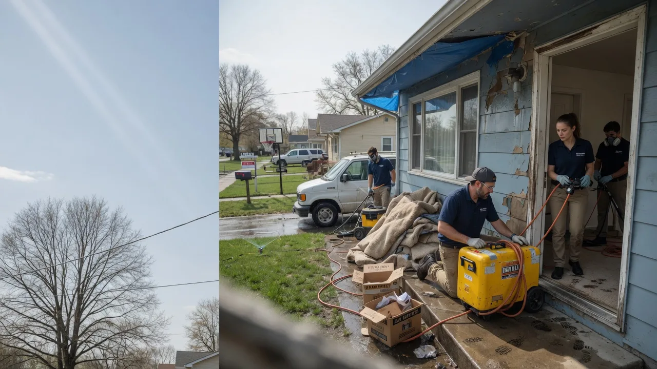 Basement Flood Cleanup in Piqua, OH near me